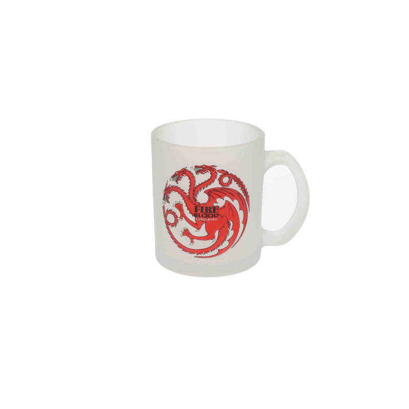 TASSA DE VIDRE TRANS.TARGARYEN Joc de Trons  (Game of Thrones)