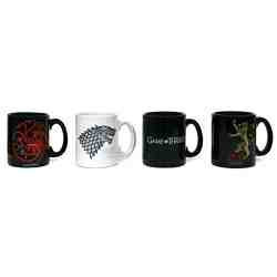 SET 4 MINI TAZAS JOC DE TRONS Game of Thrones