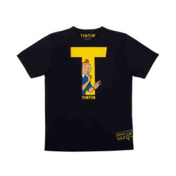 CAMISETA TINTIN T NEGRA T.12 A.