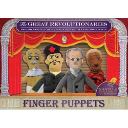 GREAT REVOLUTIONARIES FINGER PUPPETS MAGNETIC Marioneta Unemployed Philosophers Guild