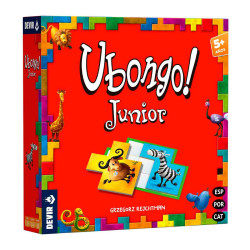 UBONGO JUNIOR TRILINGÚE joc de taula + 5 Anys,1-4 Jugadors Devir