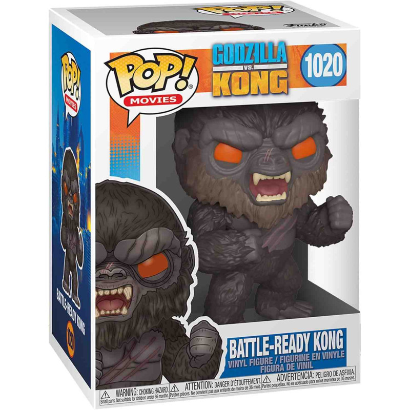 FUNKO POP BATTLE READY KONG(1020) Godzilla