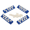 DOMINO TRIANGULAR  Juego de mesa METAL BOX (+ 8 Años, 2-4 Jug.)  Cayro 754