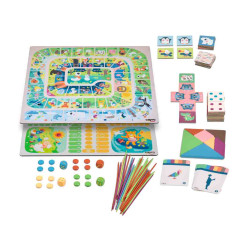 MAY FIRST 6 JUEGOS CLASICOS de mesa + 4 Años, 2-4 Jugadores Cayro 7041