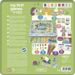 MAY FIRST 6 JUEGOS CLASICOS de mesa + 4 Años, 2-4 Jugadores Cayro 7041