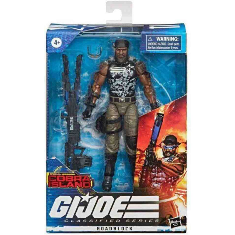 ROADBLOCK THEMED FIGURA 15 CM GIJOE CLASSIFIED SERIES  Hasbro F01475X00