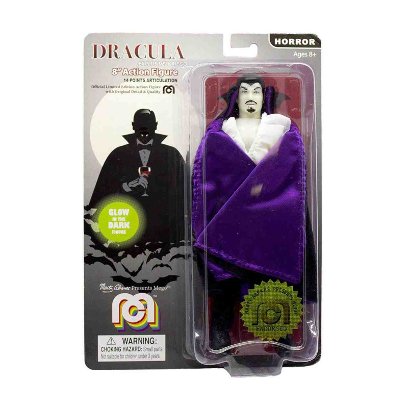 DRACULA FIG, 20 cm.(Glow in the dark) Mego