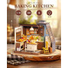 BAKING KITCHEN Model 3D fusta Robotime Rolife Rokr DIY