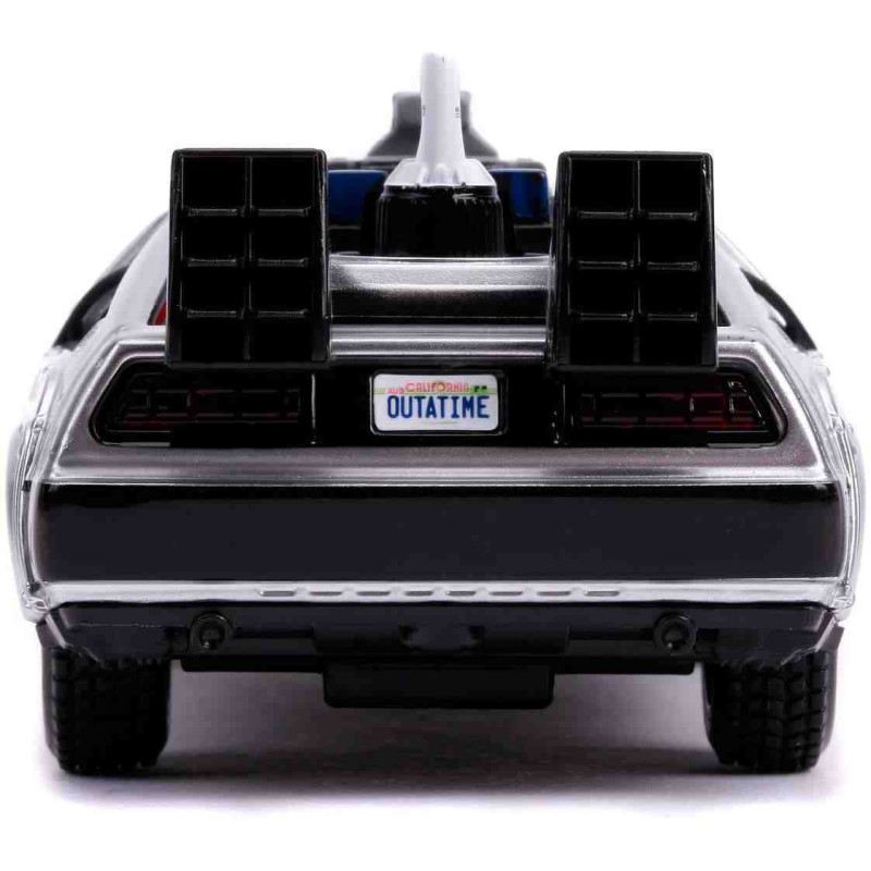  Regreso al Futuro II Vehículo Diecast Model Hollywood Rides 1/32 DeLorean Tim Simba Jadatoys