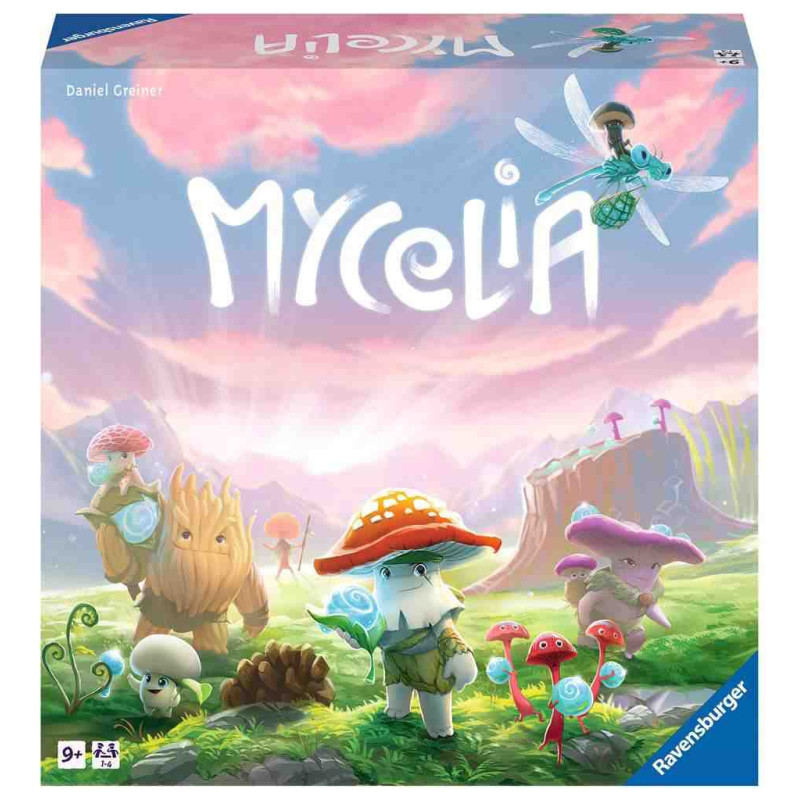 MYCELIA Joc construcció de baralles + 9 Anys, 1-4 Jugadors Ravensburger (Castellano)
