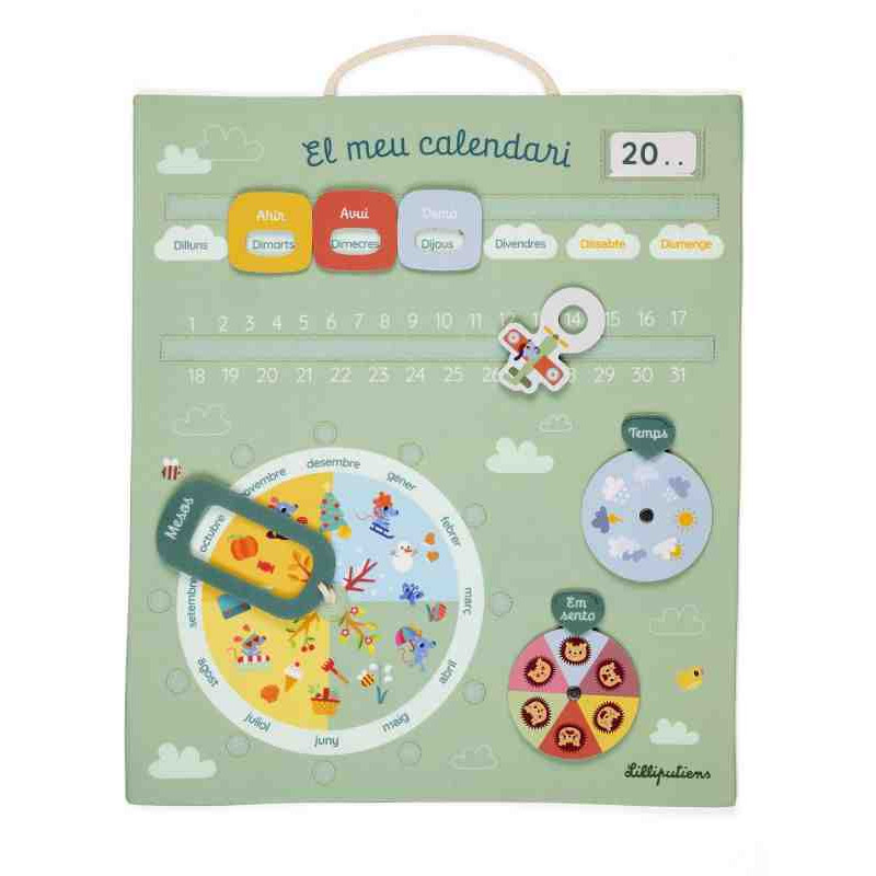 EL MEU PRIMER CALENDARI EN CATALA Lilliputiens 83668
