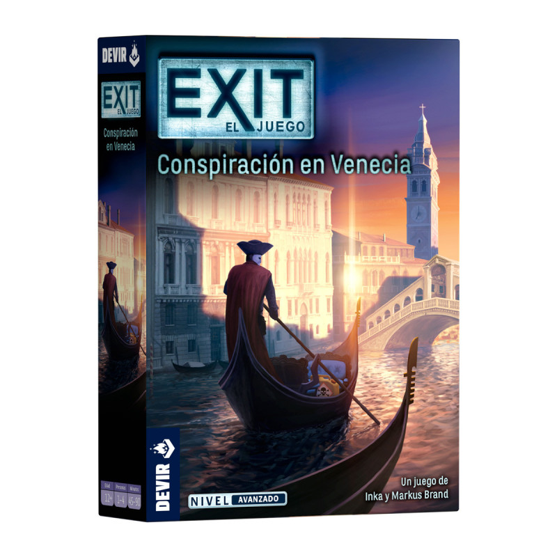 EXIT31: CONSPIRACION EN VENECIA  Nivell :Avanzado +14 A, 1-4Jug.) Escape Room Devir
