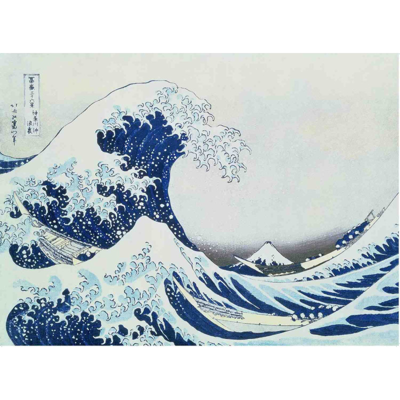 THE GREAT WAVE OFF Hokusai 1000 pcs. Puzzle Ravensburger 00107