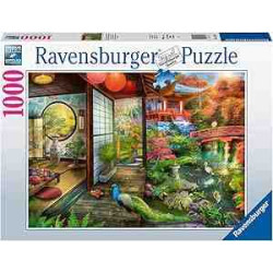 JAPANESE GARDEN JARDIN JAPONES 1000 pcs. Puzzle Ravensburger 00635