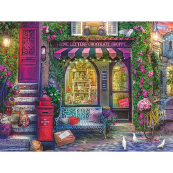 LOVE LETTERS CHOCOLATE SHOPPE 1500 pcs. Puzle Ravensburger 00737