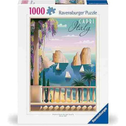POSTCARD FROM CAPRI ITALY 1000 pcs. Puzle Ravensburger 01209