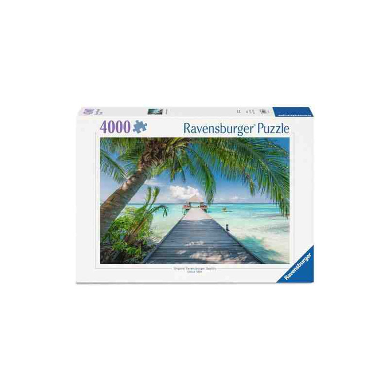 DREAM BEACH ON THE MALDIVES Puzle 4000pcs, Ravensburger 01737