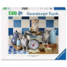 KITTENS IN THE KITCHEN Puzzle 1500 pc, Ravensburger 01708