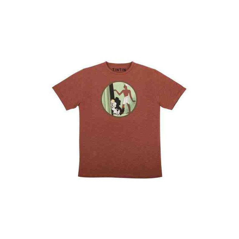 CAMISETA CIGARROS DEL FARAON ROJA L Tintin