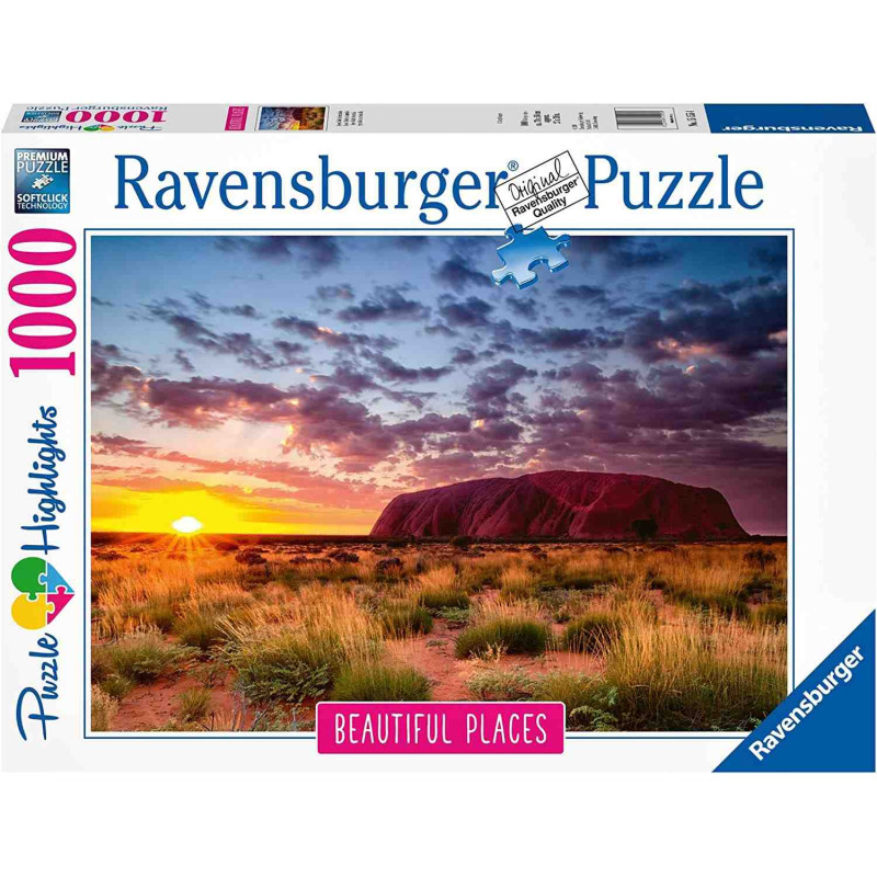 AYERS ROCK AUSTRALIA 1000 PCS. Puzzle Ravensburger 15155