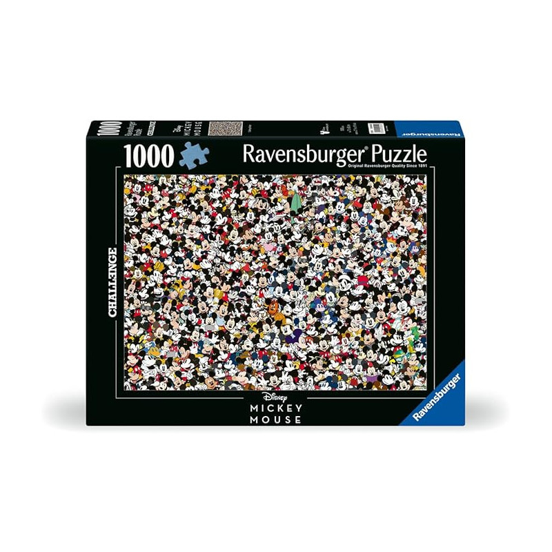 MICKEY WALT DISNEY CHALLENGE Puzle 1000 pcs. Ravensburger 0529