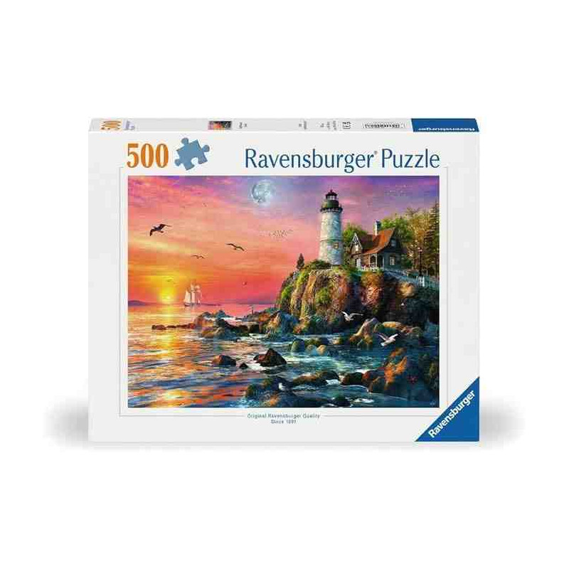 LIGHTHOUSE AT SUNSET Puzzle 500 pcs. Ravensburger 00217
