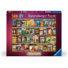 VINTAGE TRAVEL GUIDES + POSTER Puzzle 500 pcs. Ravensburger 00508