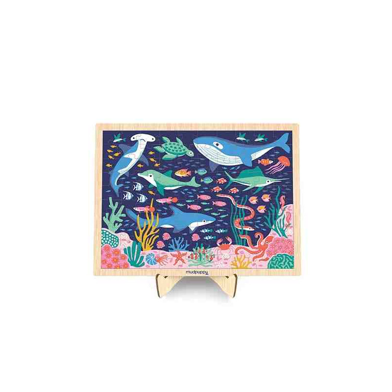 OCEAN LIFE PUZLE FUSTA 100p.