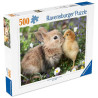 RABBIT AND CHICK Puzzle 500 pcs. Ravensburger 1900
