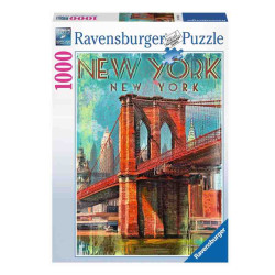 RETRO NEW YORK 1000 PCS. Puzzle Ravensburger 19835