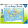 MAPA DEL MUNDO Puzle 200 pcs. XXLRavensburger 12890