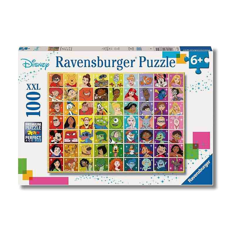 TOTS ELS COLORS DISNEY Puzzle 100 pcs, XXL Ravensburger 13332