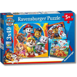PATRULLA CANINA LLIUSTOS PARA LA AVENTURA Puzzle 3x49 pcs.Ravensburger 05048