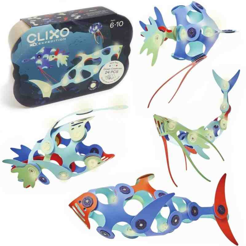 OCEAN CREATURES PACK 24 pcs.CLIXO