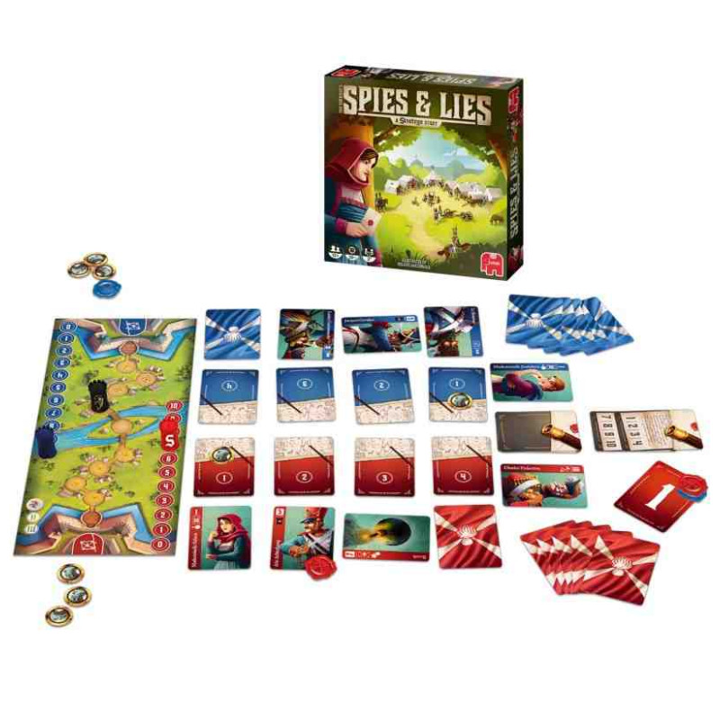 SPIES & LIES A STRATEGO STORY Joc de cartes + 12 Anys,2 Jugadors Jumbo