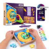 KIT MANUALITATS LITTLE WORLDS (Bunny Moon) Worod&Craft DIY 3D OKTO Sensory Art Air Clay