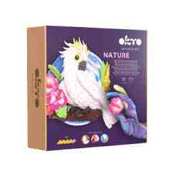 KIT MANUALIDADES NATURE COCKATOO CREATIU 3D ROUND OKTO Sensory Art Air Clay