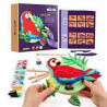 KIT MANUALITAT NATURE MACAW CREATIU 3D ROUND OKTO Sensory Art Air Clay