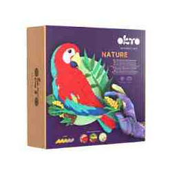 KIT MANUALIDADES NATURE MACAW CREATIU 3D ROUND OKTO Sensory Art Air Clay