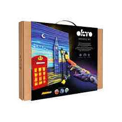 SET PÌNTURA CREATIVA DIY 3D PAINTING LONDRES london city 40 cm. OKTO Sensory Art Air Clay