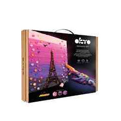 SET PÌNTURA CREATIVA DIY 3D PAINTING PARIS 40 cm. OKTO Sensory Art Air Clay