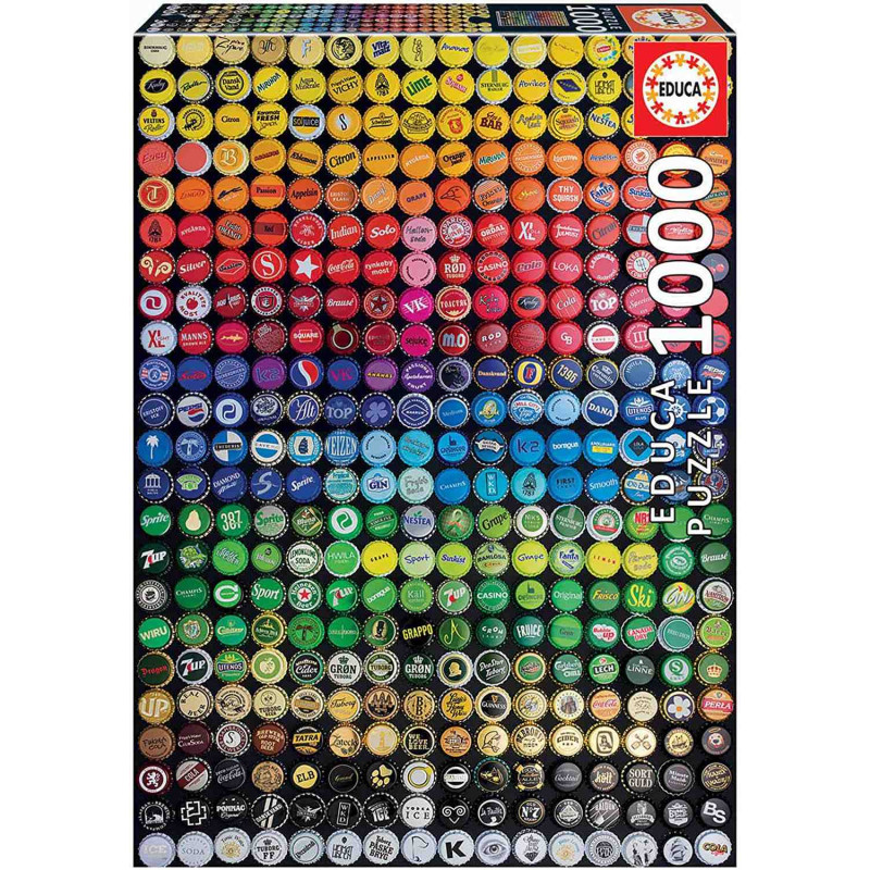 COLLAGE DE XAPES Puzzle  1000 PCS Educca 19026