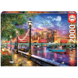 LONDRES AL ATARDECER Puzle 2000pcs.Eduica 19046