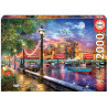 LONDRES AL ATARDECER Puzle 2000pcs.Eduica 19046
