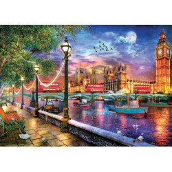 LONDRES AL ATARDECER Puzle 2000pcs.Eduica 19046
