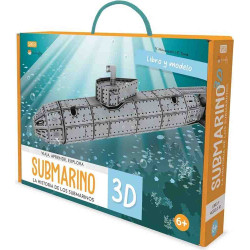 CONSTRUYE UN SUBMARINO Viaja,aprende y explora Puzle 3D Sassi