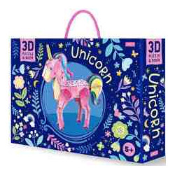 CONSTRUEIX UN UNICORN Puzzle 3D 47pcs. Català Sassi