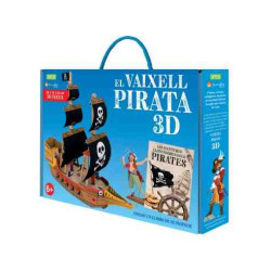 CONSTRUEIX UN VAIXELL PIRATA Puzzle 3D 76pcs. Català Sassi