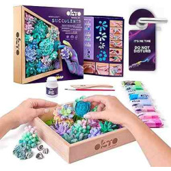 KIT MANUALIDADES SUCUENTAS Wood & Craft DIY 3D OKTO Sensory Art Air Clay