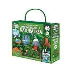 MERAVELLES DE LA NATURA Viatja, coneix i explora Puzzle 100 pcs. Català Sassi